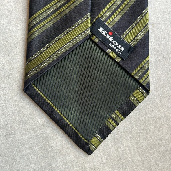 KITON “Seven Fold” Silk Tie - Picture 5 of 6